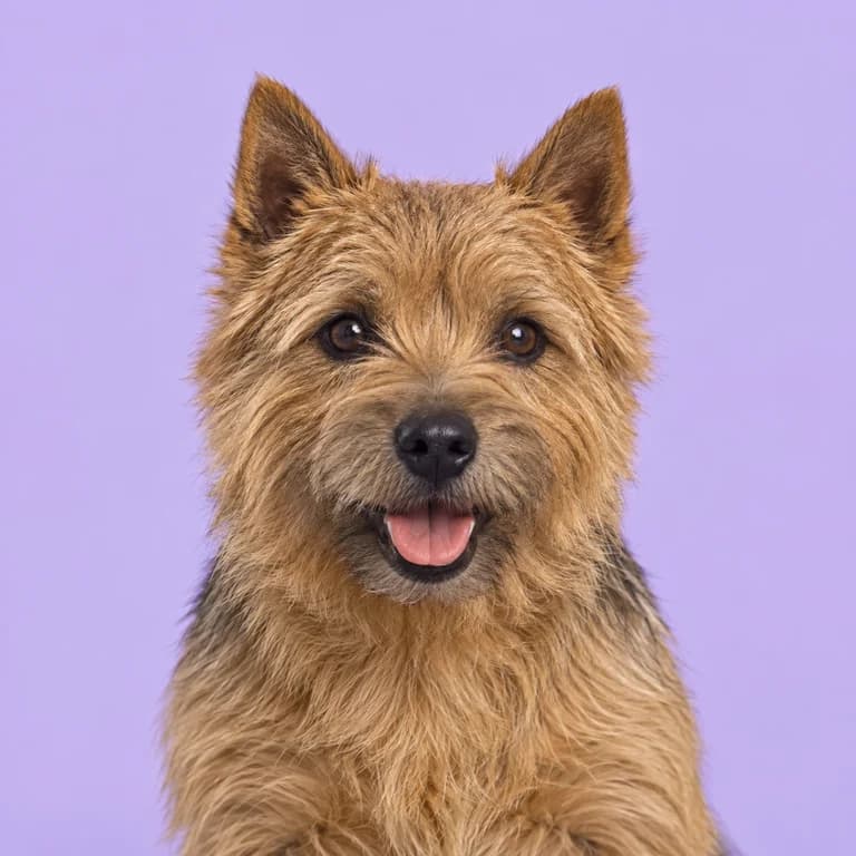 Norwich Terrier, original AI-generated breed illustration