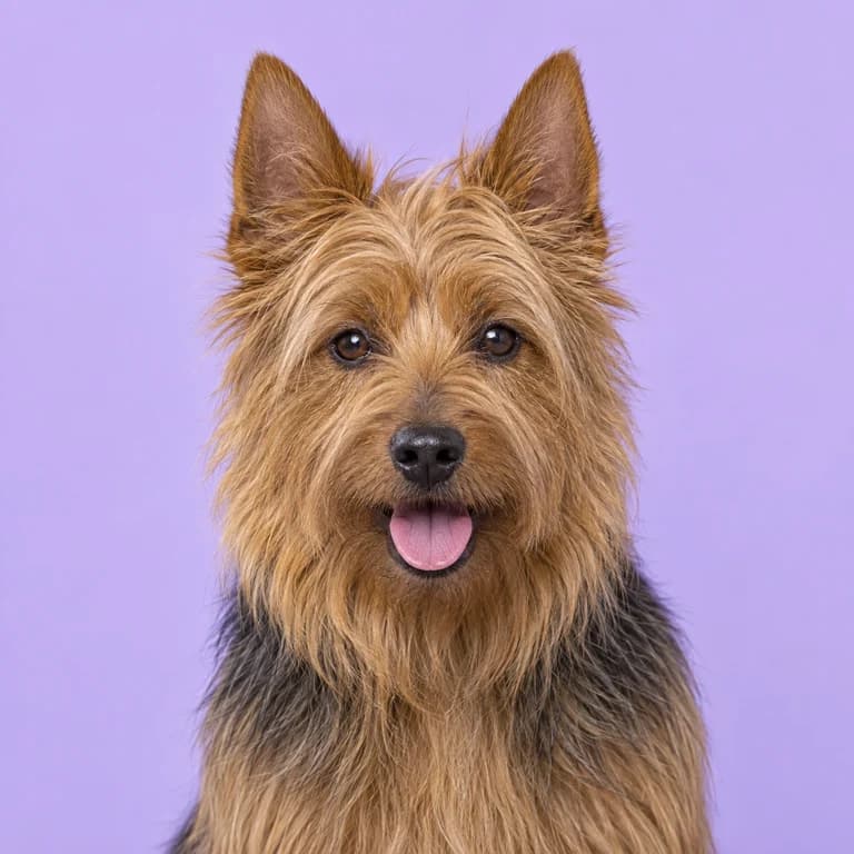 Australian Terrier, original AI-generated breed illustration