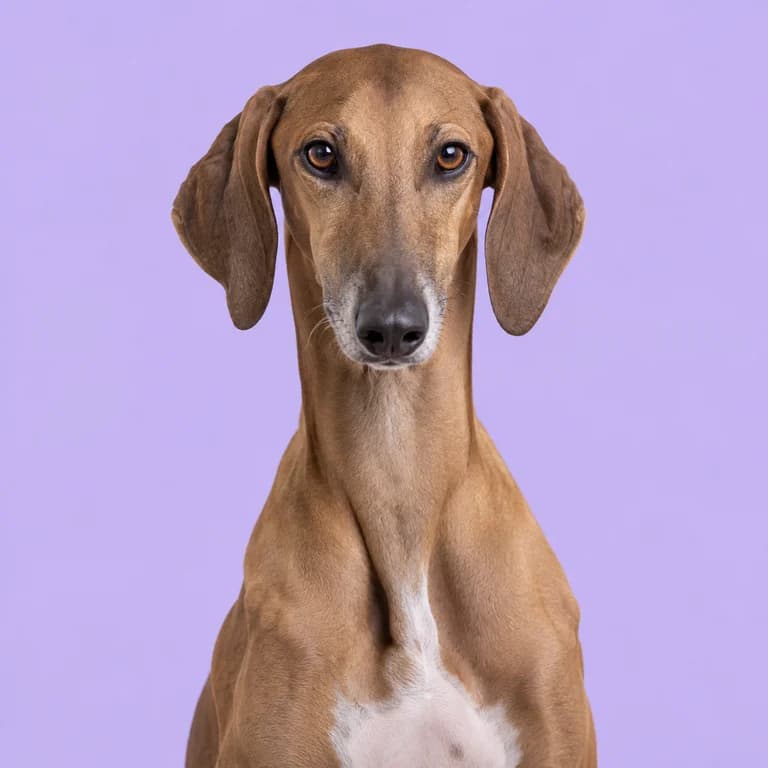 Azawakh, original AI-generated breed illustration
