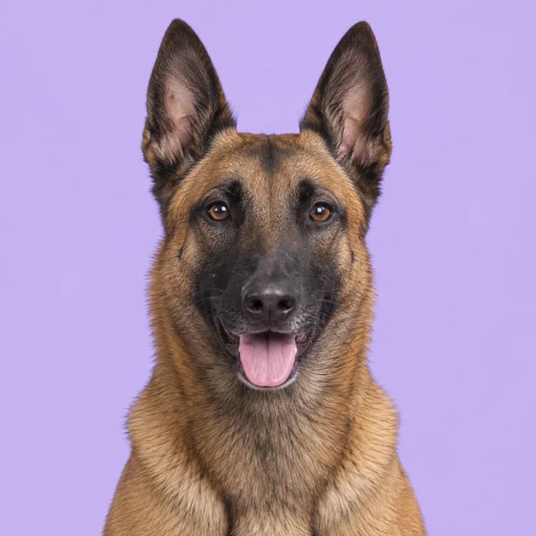 Belgian Malinois, original AI-generated breed illustration