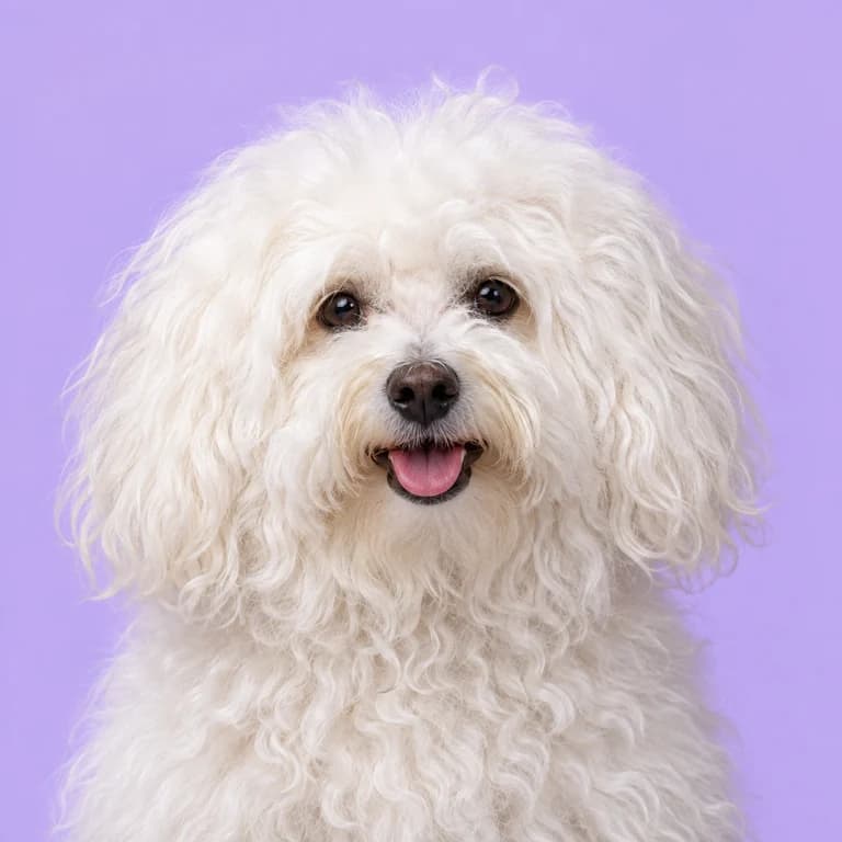 Bolognese, original AI-generated breed illustration