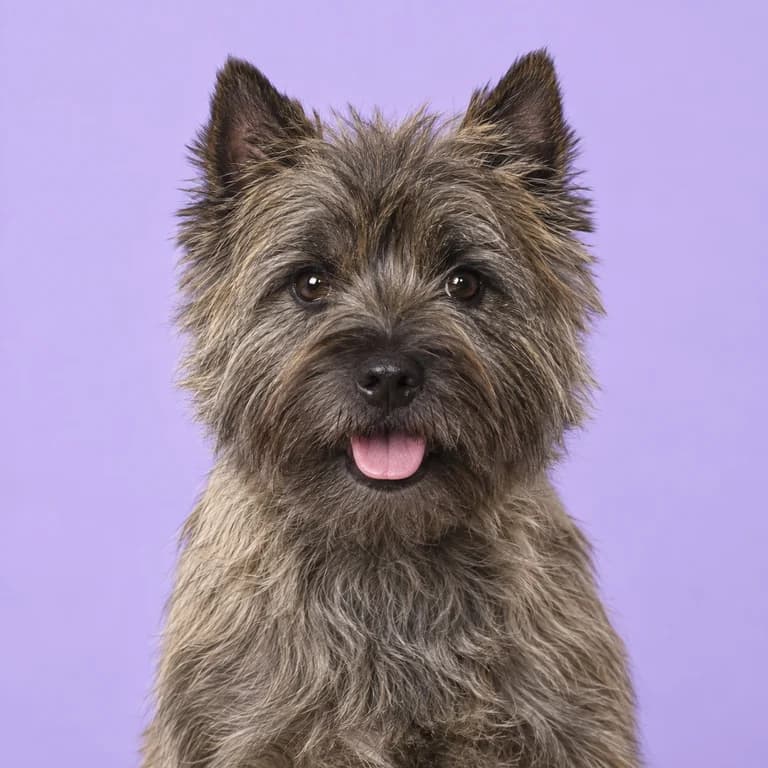 Cairn Terrier, original AI-generated breed illustration