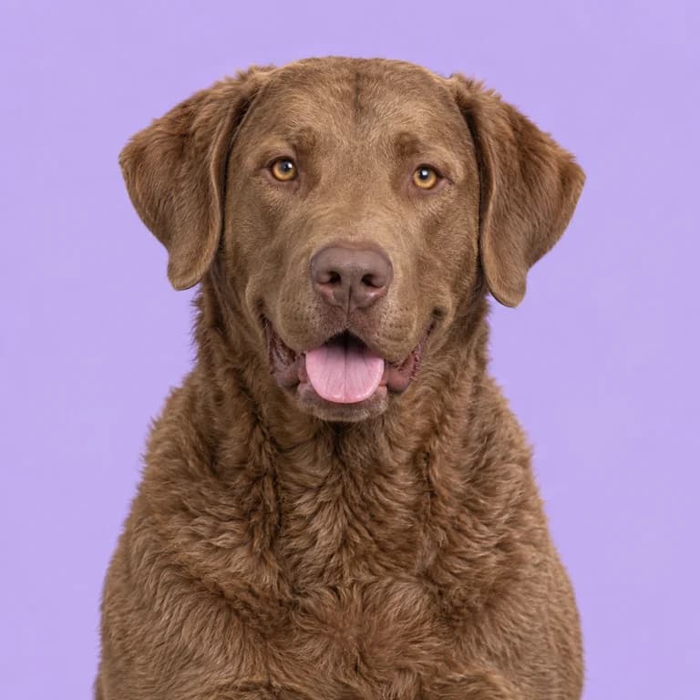 Chesapeake Bay Retriever, original AI-generated breed illustration