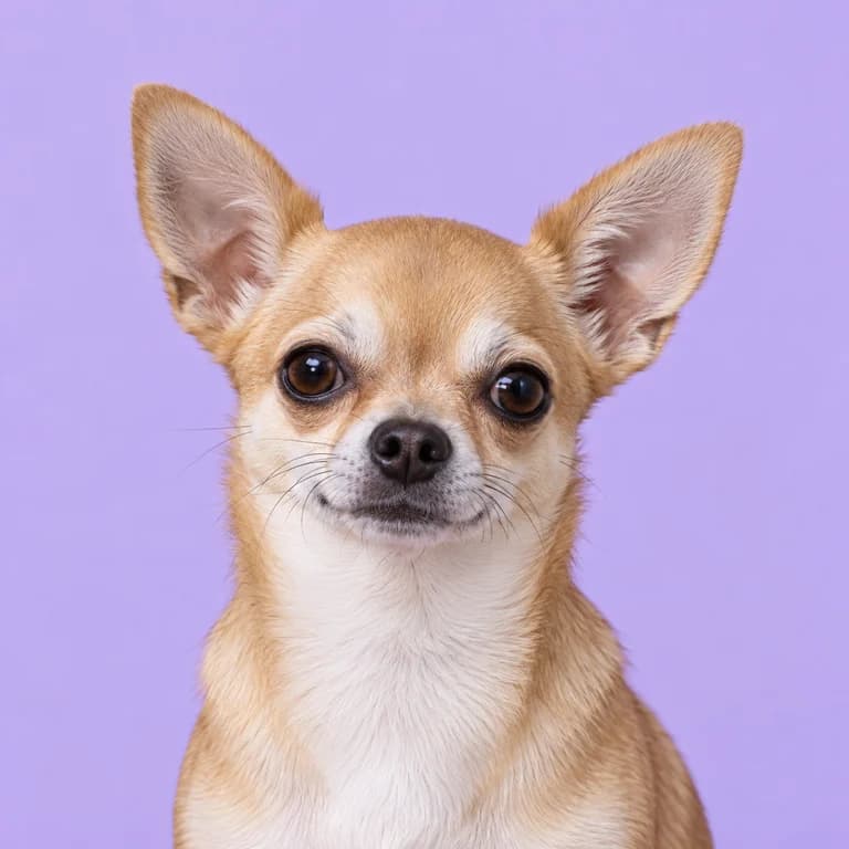 Chihuahua, original AI-generated breed illustration