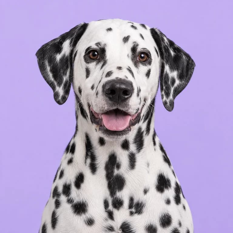 Dalmatian, original AI-generated breed illustration