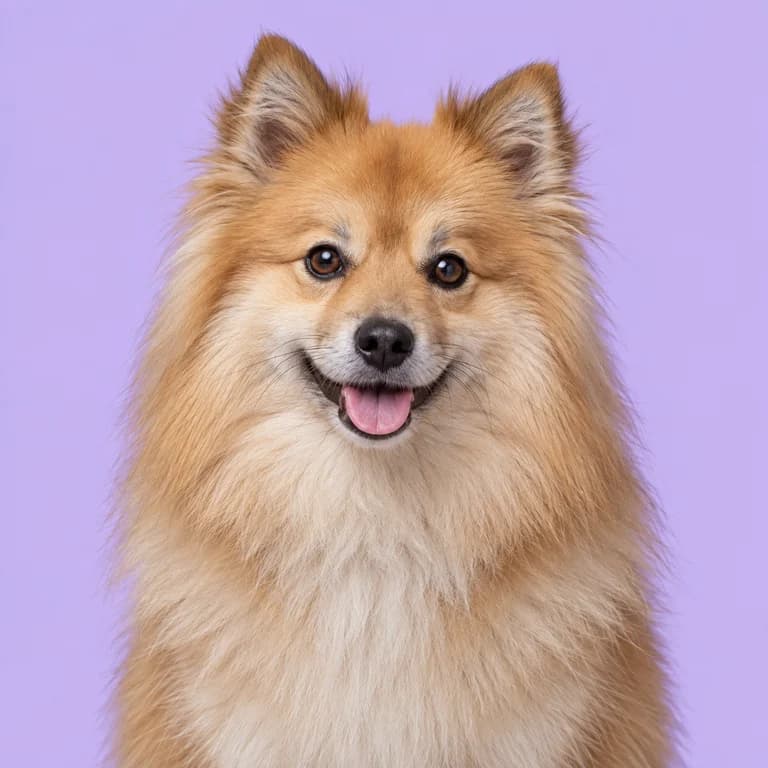 German Spitz, original AI-generated breed illustration