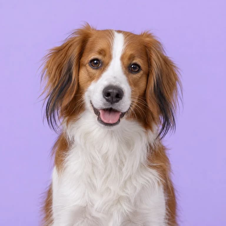 Kooikerhondje, original AI-generated breed illustration