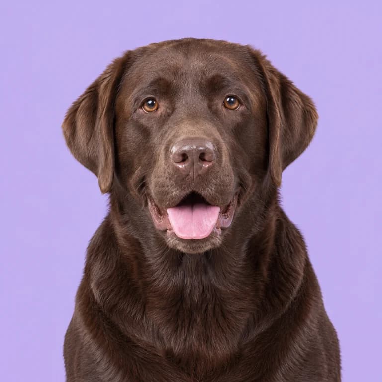 Labrador Retriever, original AI-generated breed illustration