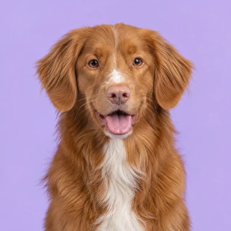 Nova Scotia Duck Tolling Retriever, original AI-generated breed illustration