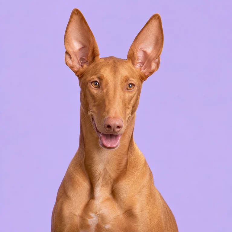 Pharaoh Hound, original AI-generated breed illustration
