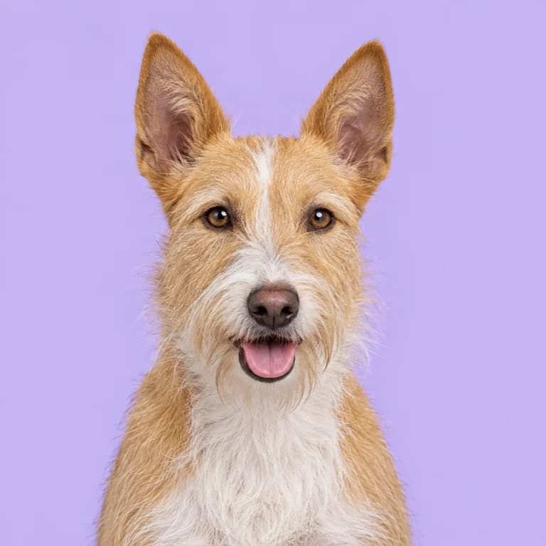 Portuguese Podengo, original AI-generated breed illustration