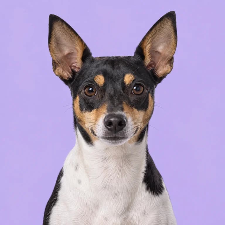 Rat Terrier, original AI-generated breed illustration