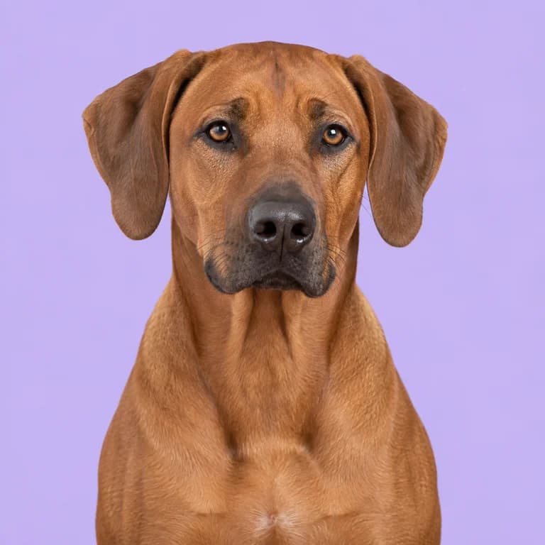 Rhodesian Ridgeback, original AI-generated breed illustration