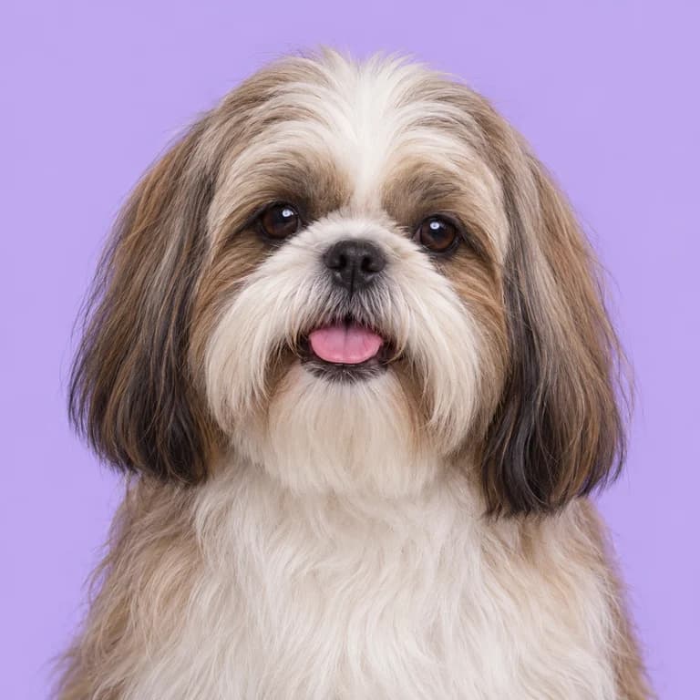 Shih Tzu, original AI-generated breed illustration