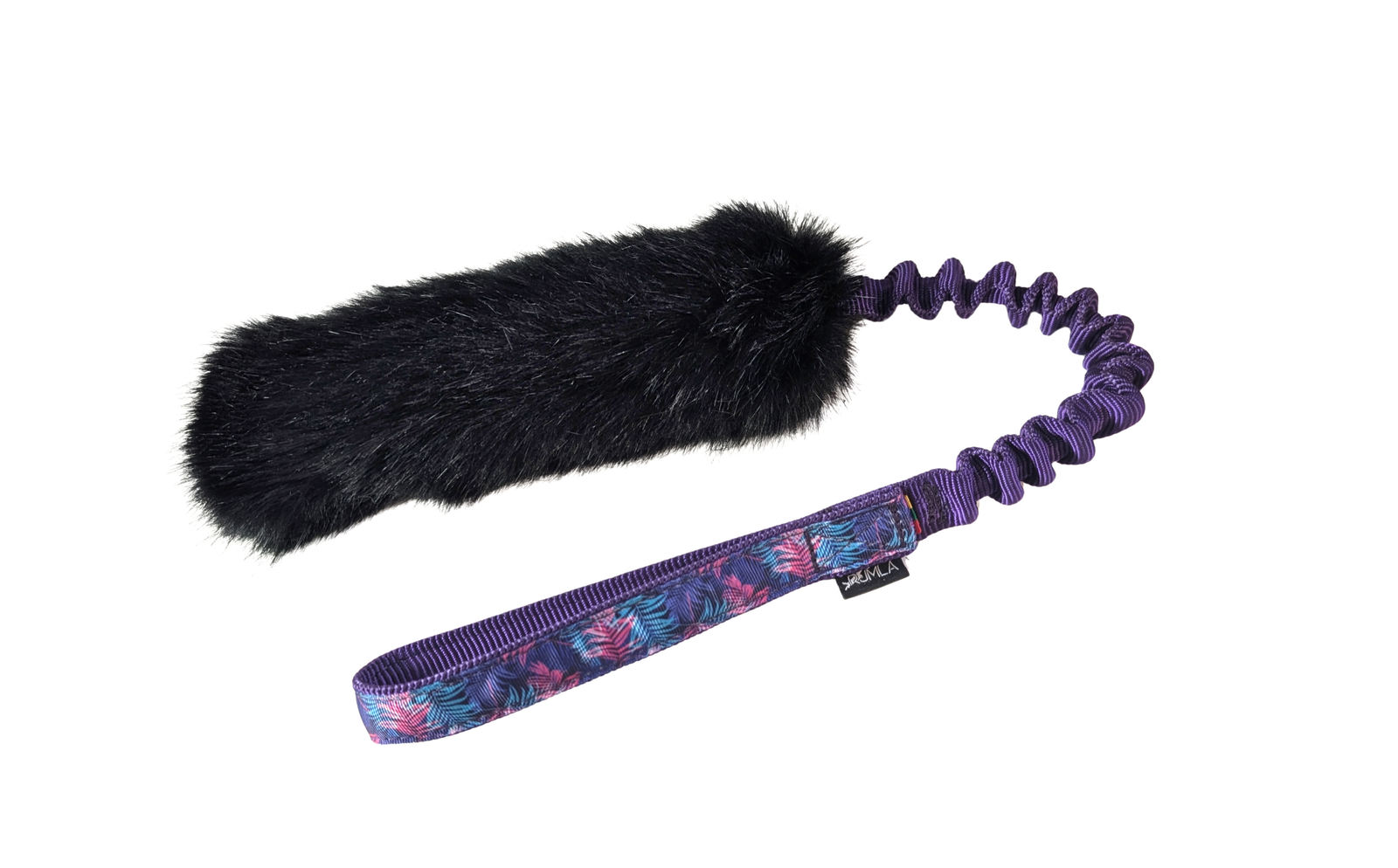 Pilkas su violetiniais lapukais